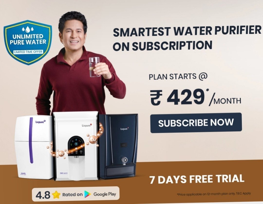 Livpure Smart Water Purifier Subscription