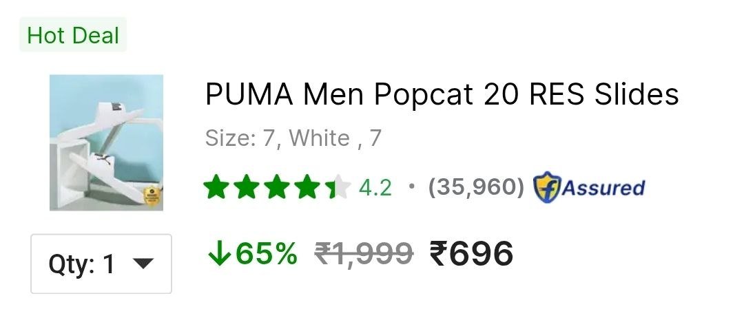 PUMA Men Slides At RS.696