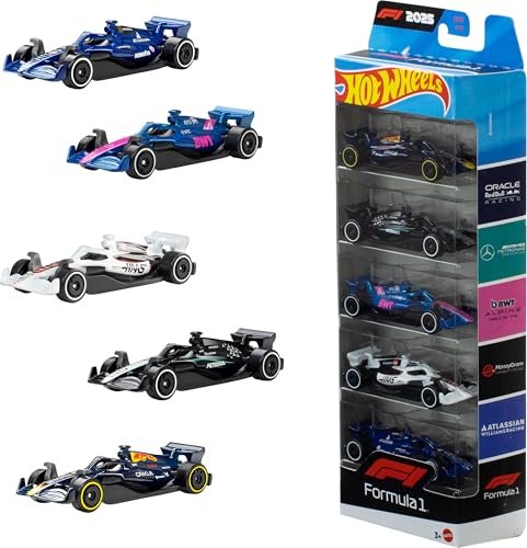 Hotwheels F1 Combo Pack of 5 Cars