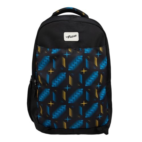 F Gear Ryto Black 35L School Backpack