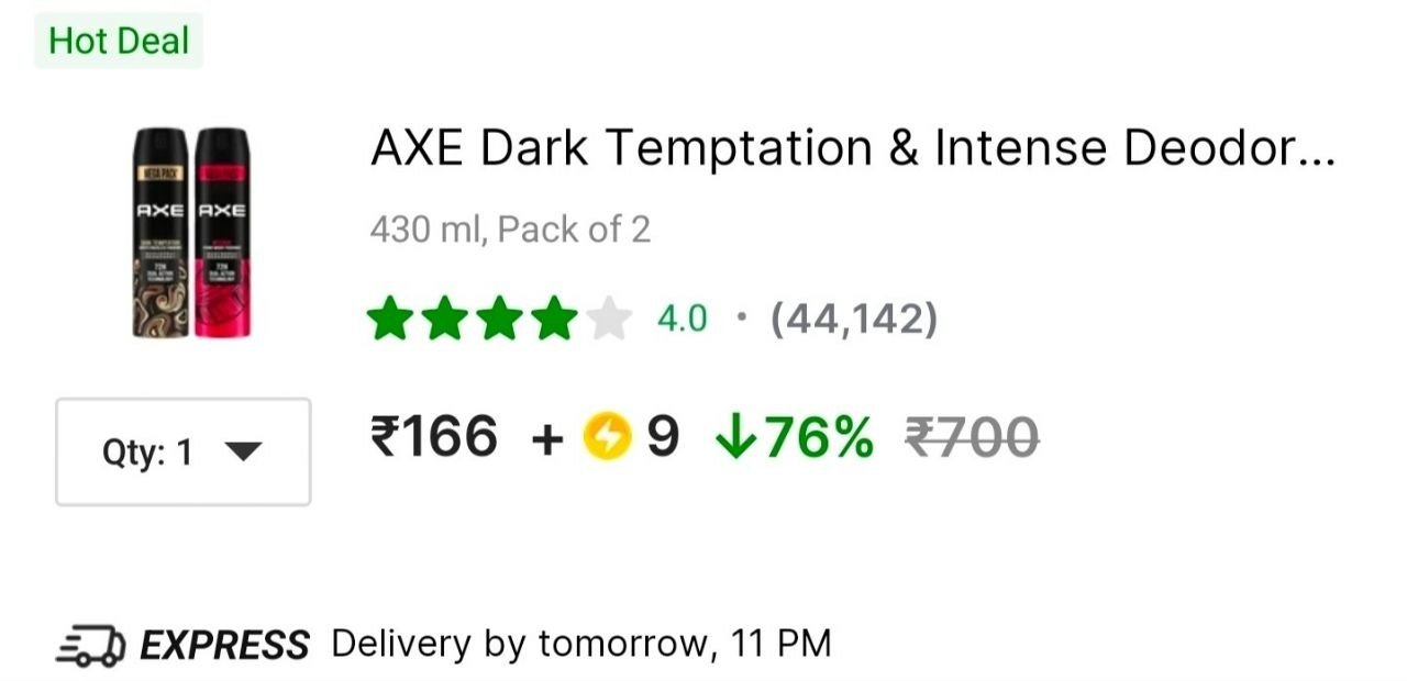 Axe Deo Pack