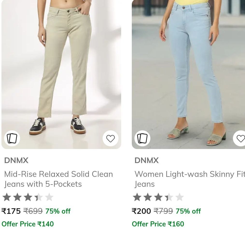 Jeans Starts .