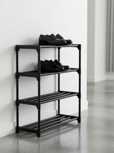 Quickmart Multipurpose 4 Shelves plastic Shoe Rack Stand For Footwear, Toys, Clothes Plastic Shoe Rack Price in India - Buy Quickmart Multipurpose 4 Shelves plastic Shoe Rack Stand For Footwear, Toys,