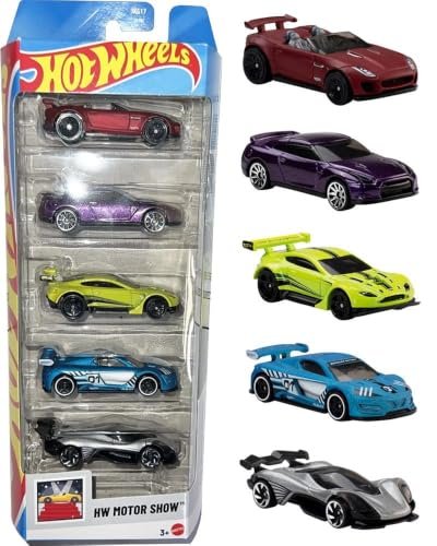 Hotwheels Motorshow 5 Cars Pack