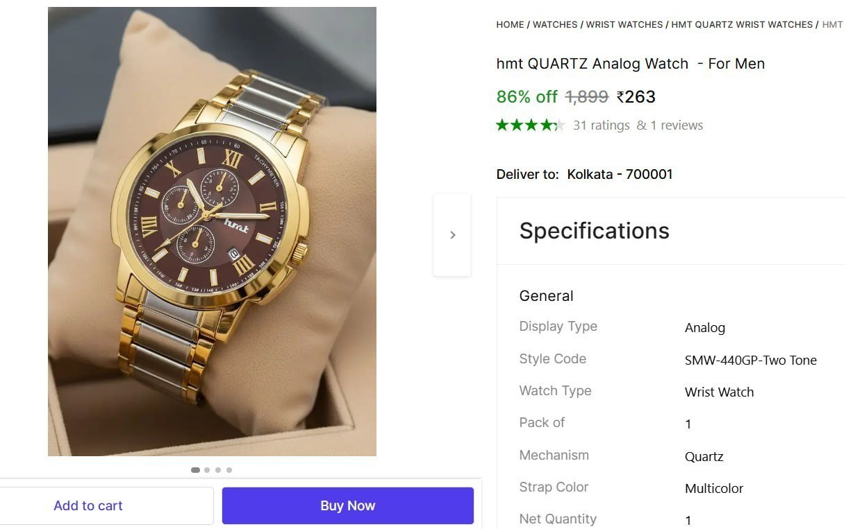 QUARTZ Analog Watch - For Men