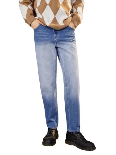 KOTTY Men's Solid Straight Fit/Skinny Fit/Relaxed Fit Comfortable and Strechable Stylish Looking Jeans