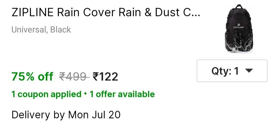 Rain Cover Rain & Dust Cover For Backpack