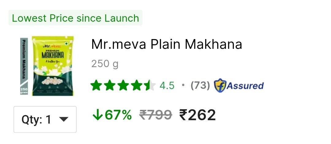Meva Makhana, 250 G