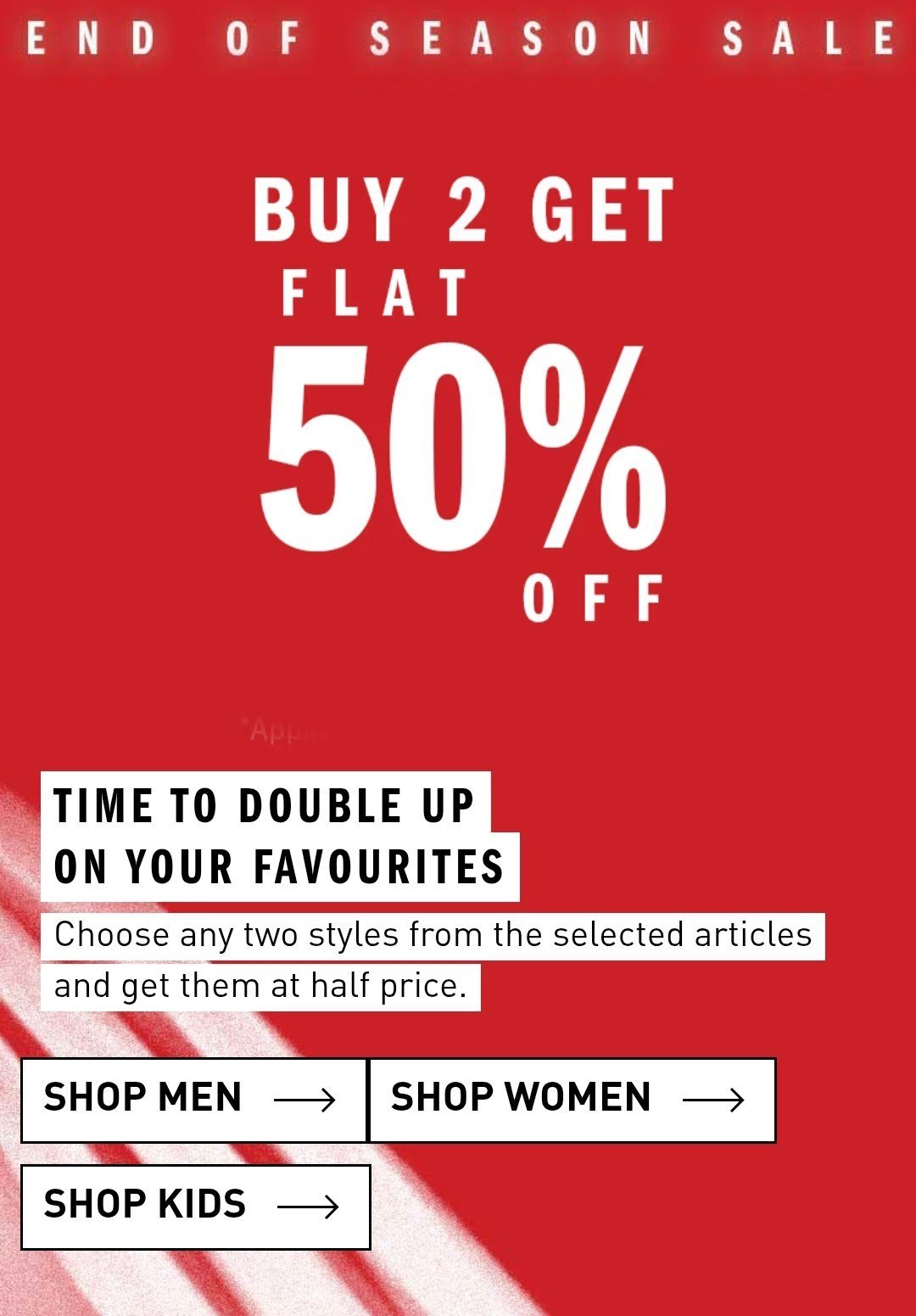 ADIDAS END OF SEASON SALE 🔥