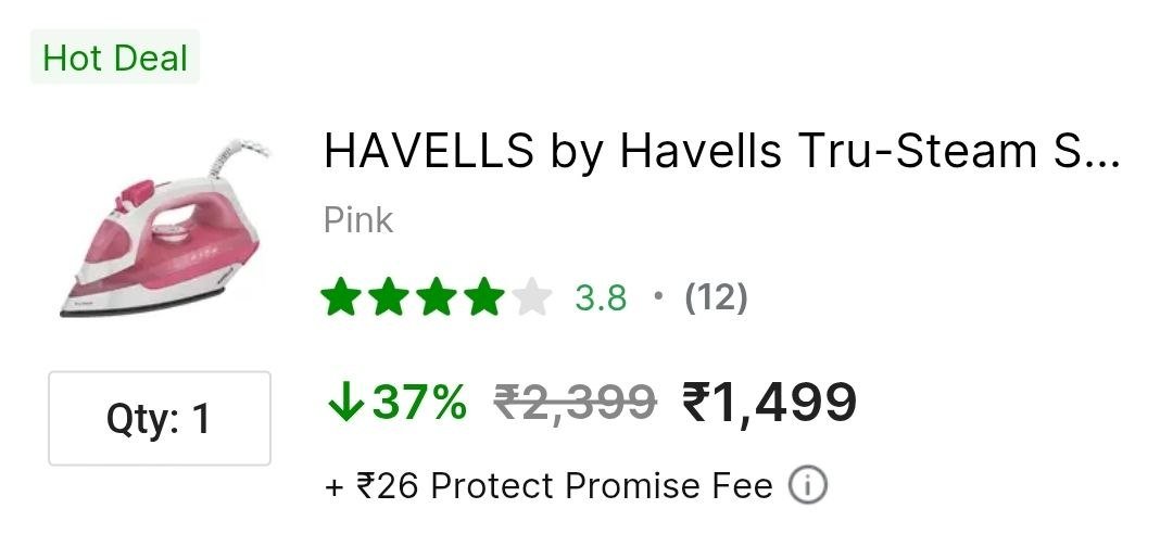 HAVELLS Tru-Steam Steam Iron