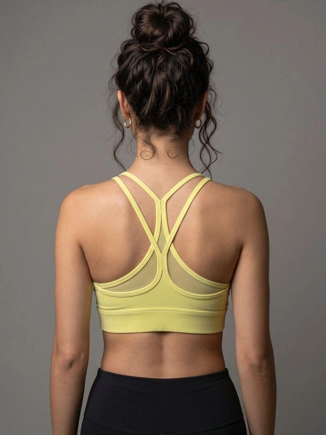 Buy Luella Seamless Soft Padded Mesh Racerback High Impact Sports Bra -  - Apparel for Women