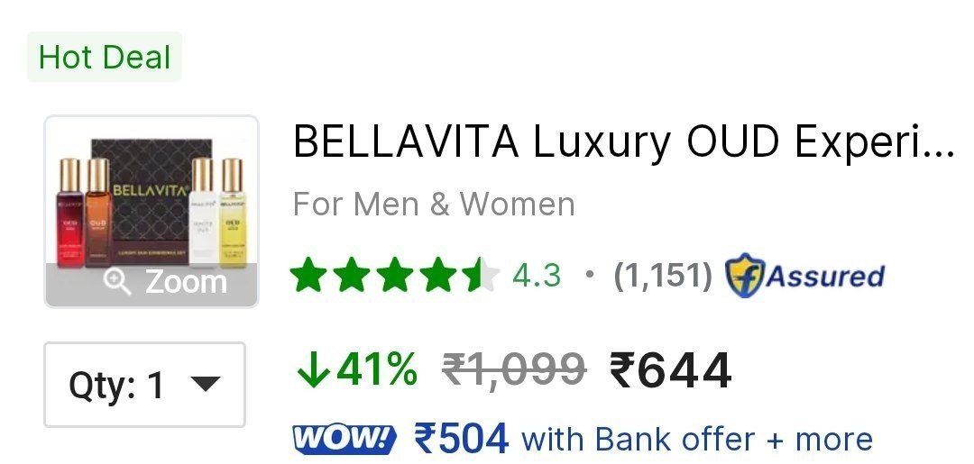 Bellavita Luxury Oud Experience Perfume Gift Set