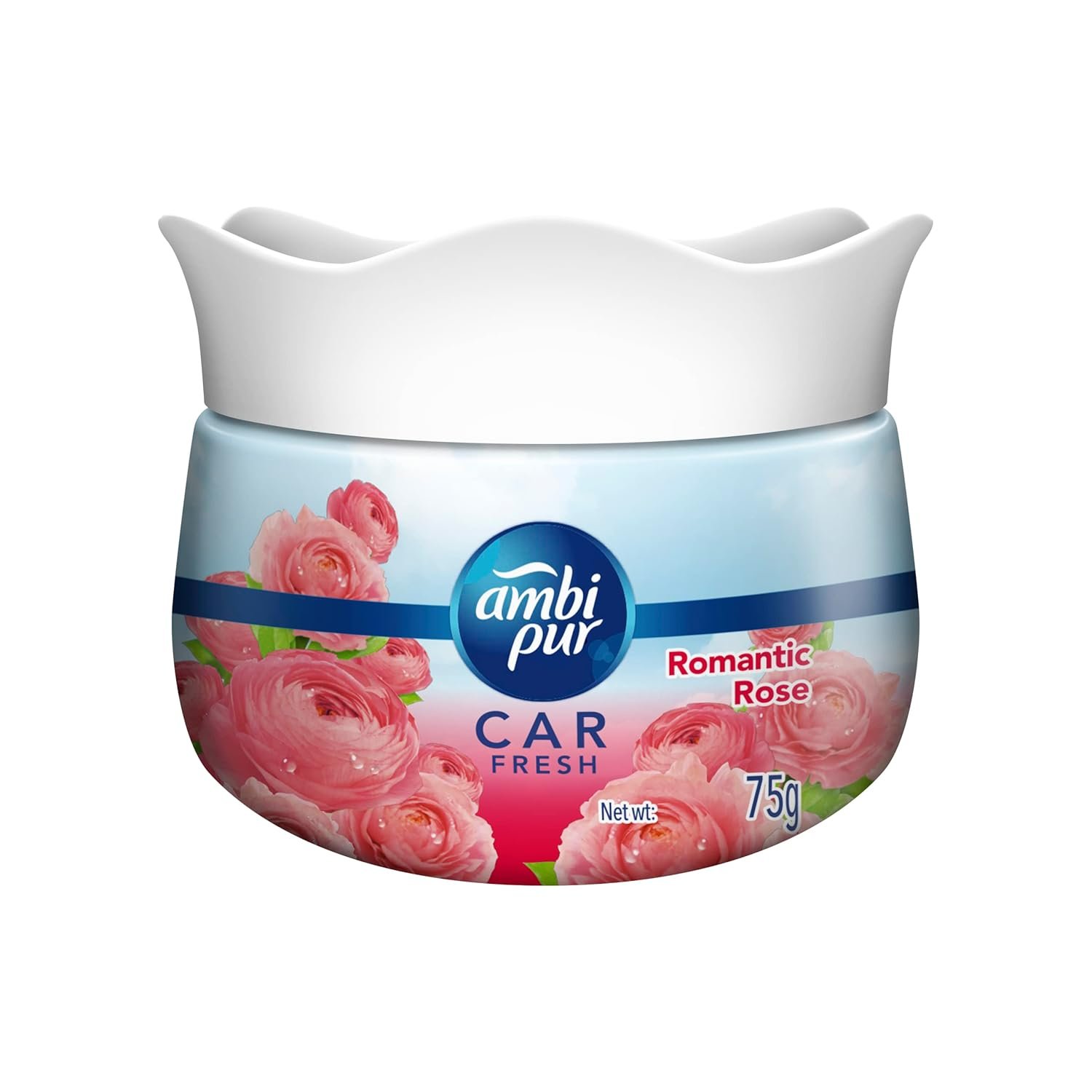 Ambi Pur Car Freshener Gel, Romantic Rose, 75 g