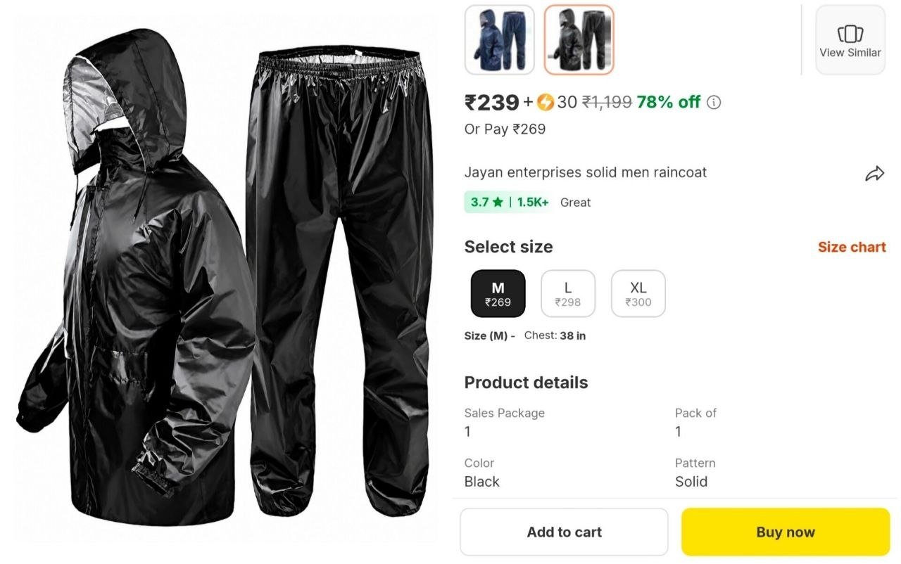 Full Body Raincoat