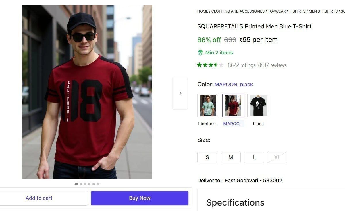 Printed Men T-Shirt