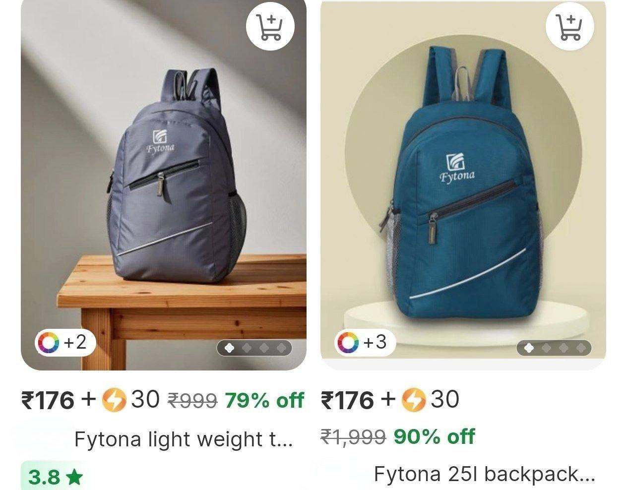 FYTONA Light Weight Trendy Backpack Bag & School Bag & College Bag Picnic Casual 25 L Backpack Price in India - Buy FYTONA Light Weight Trendy Backpack Bag & School Bag & College Bag P