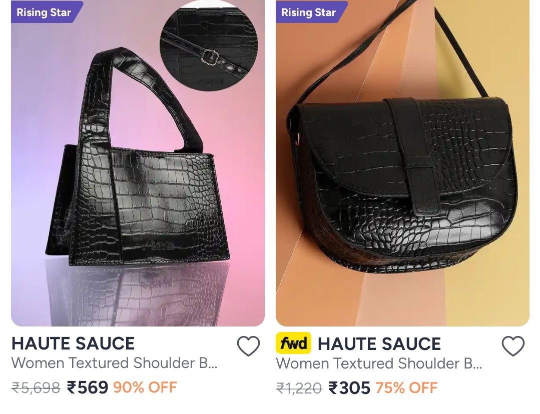 90% on HAUTE SAUCE Women's handbags