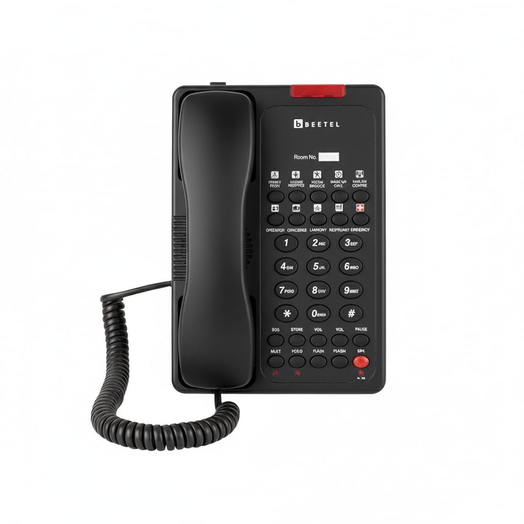Beetel H95 Hotel Landline Phone with 10 Programmable Guest Keys
