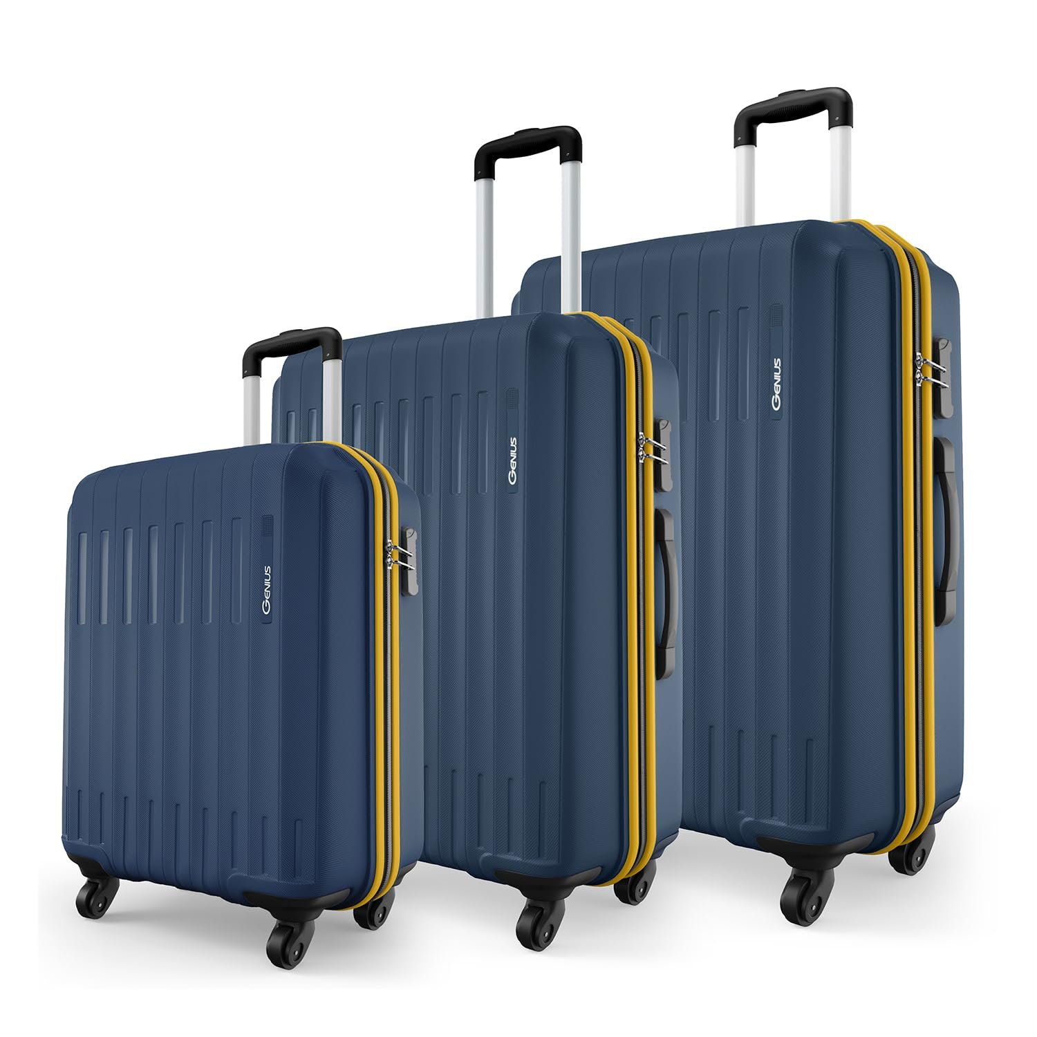 Safari Genius Alley Set of 3 Trolley Bags