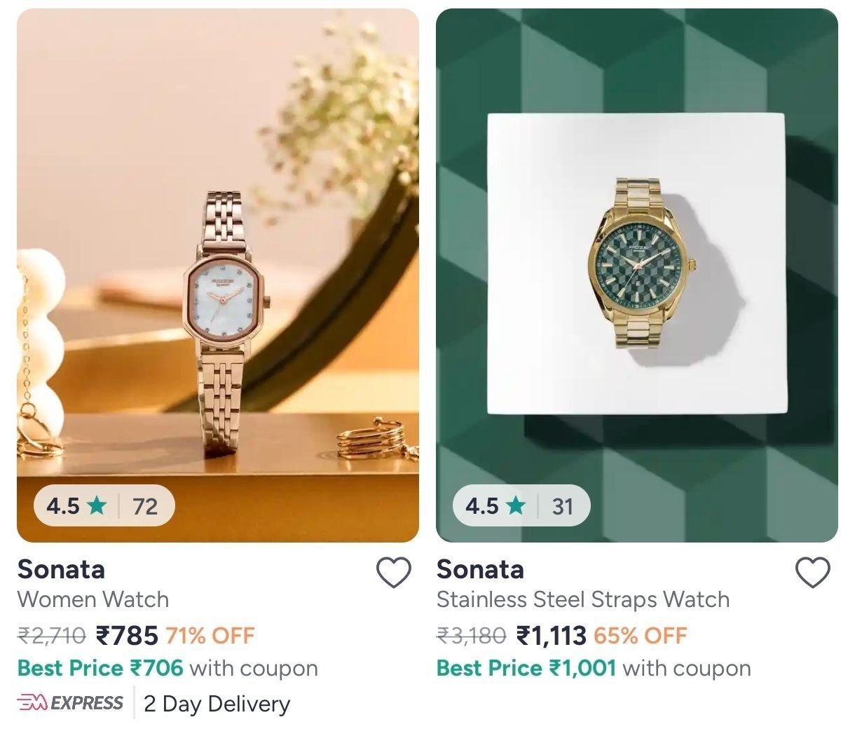 Sonata Watches
