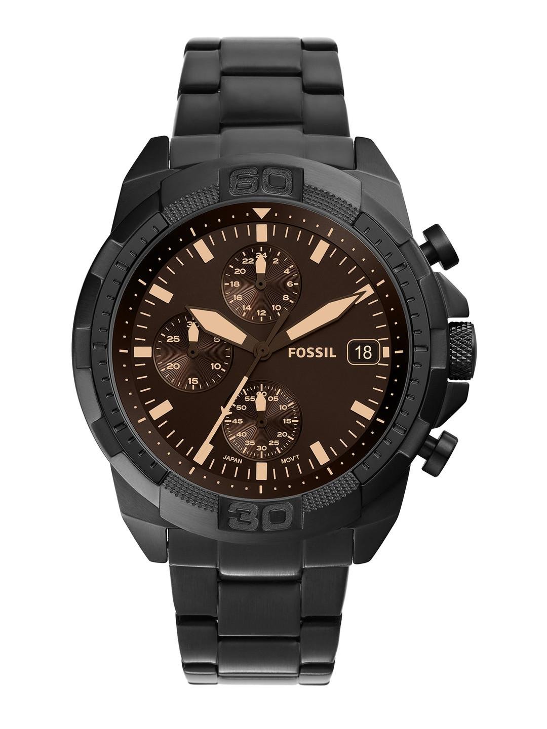 Fossil Men Black Dial Watch