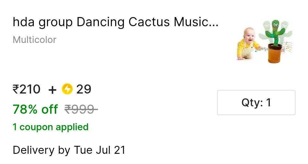 hda group Dancing Cactus Musical Toy Price in India - Buy hda group Dancing Cactus Musical Toy online at Shopsy.in