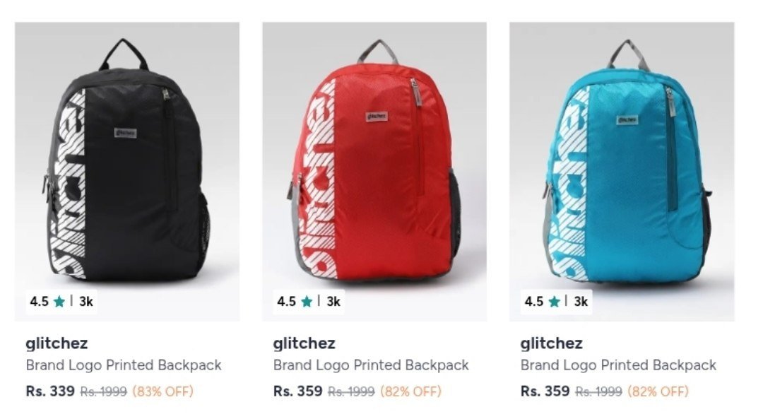 Glitchez Backpacks