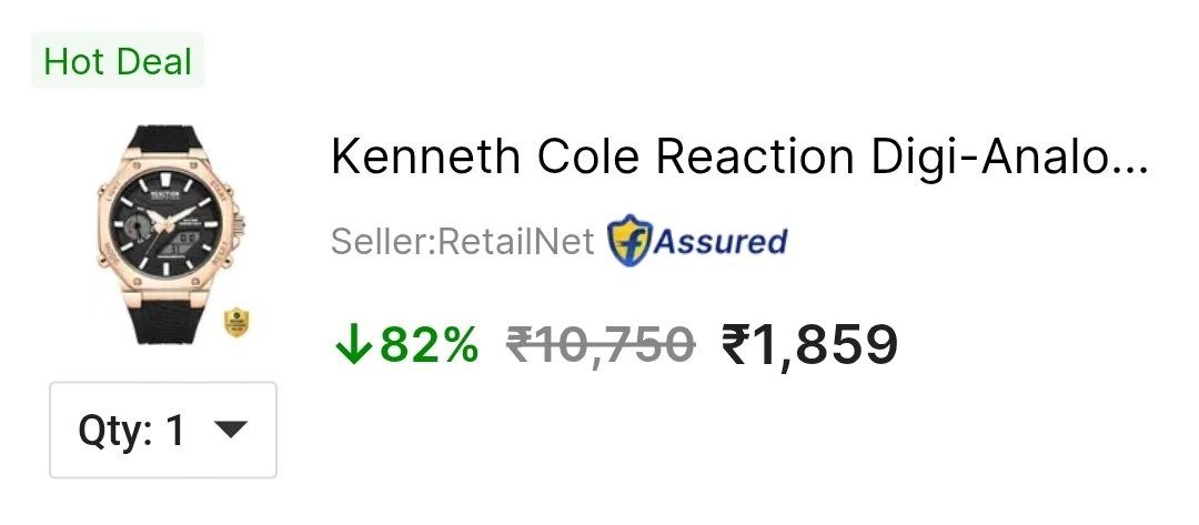 Kenneth Analog Watch