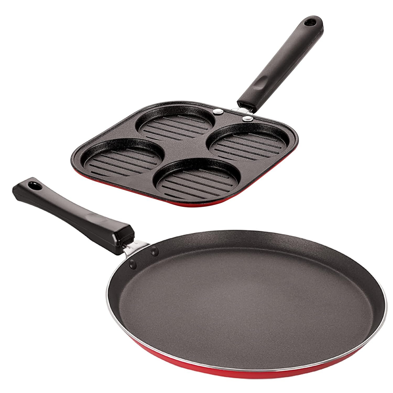 Nirlon Nonstick Cookware Combo Set of 2 Pieces Dishwasher Safe