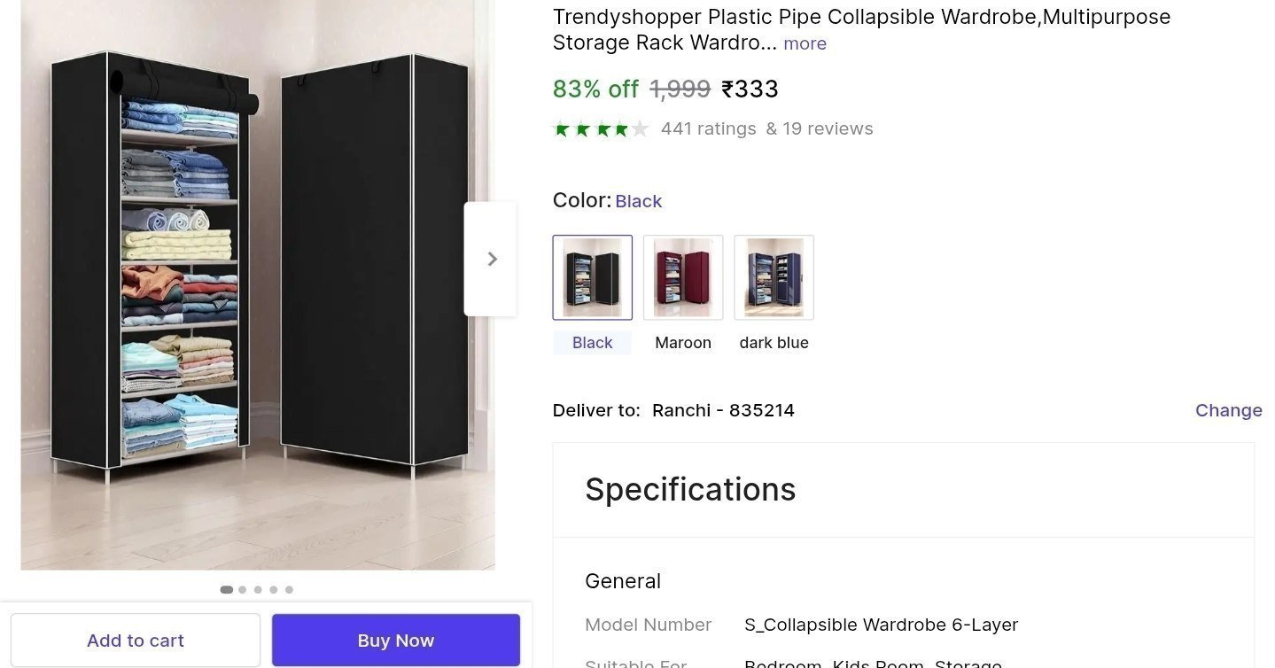 Foldable Wardrobe