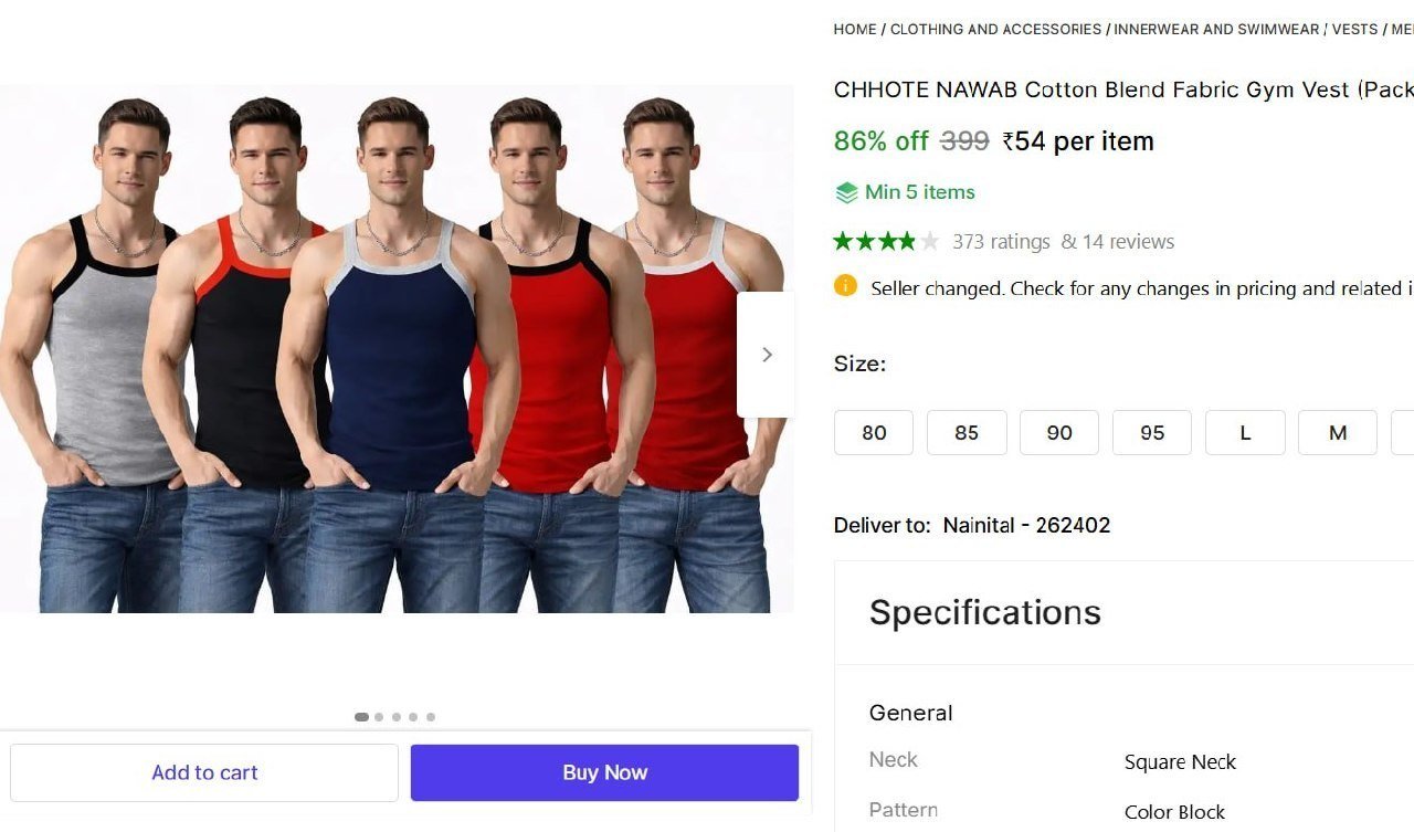 Cotton Blend Fabric Gym Vest
