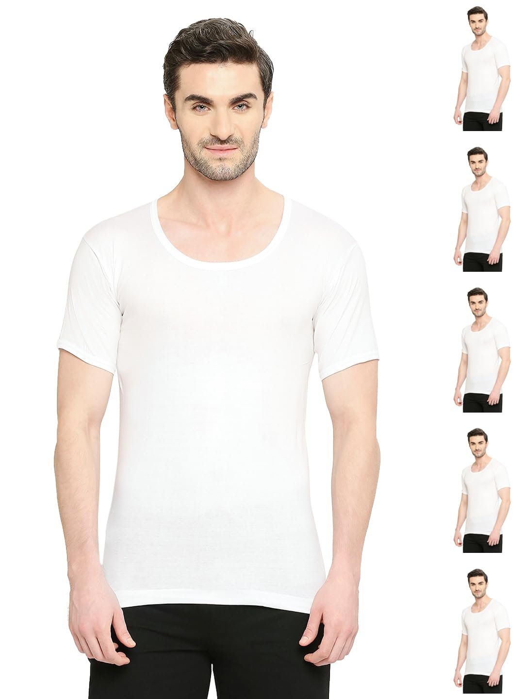 VIP Bonus Premium RNS Men's 100% Cotton Round Neck Half Slee