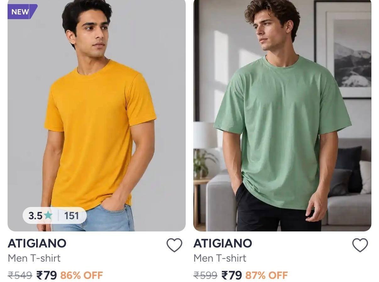 Men Tshirt | Buy Men Tshirt Online in India at Best Price