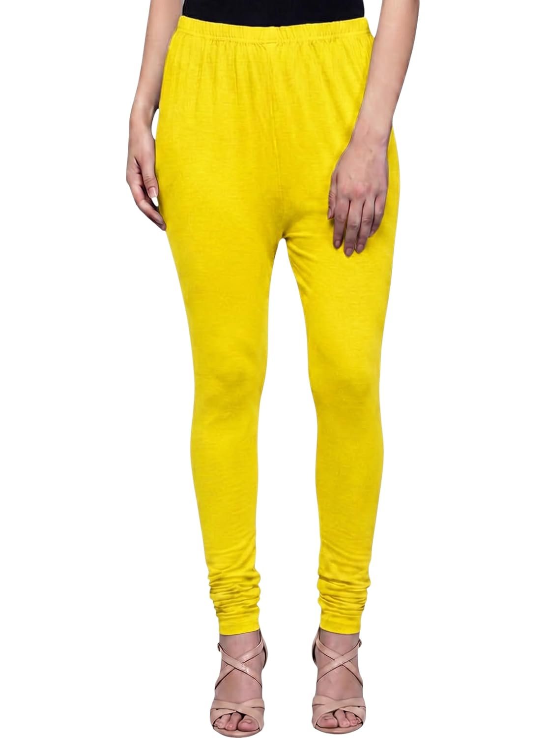 Women's Super-Soft Viscose Leggings – Breathable Ankle-Length Tights in Vibrant Colors (Size S-XXXL)