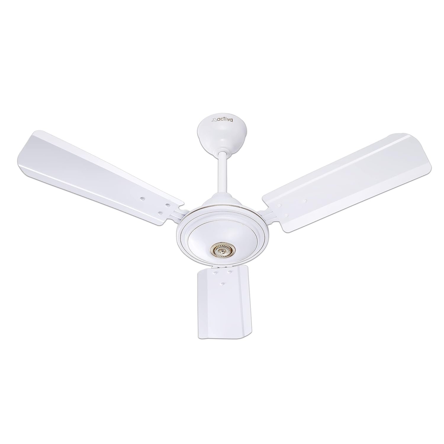 ACTIVA Apsara 900mm Ceiling Fan, 650 RPM High Speed Air Delivery, Aerodynamic Wide Tipped Blade for Air Delivery in Every CornerAnti Dust Coating, 60 Watt Motor, 2 Years Warranty - White