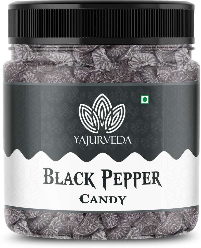 yajurveda black pepper candy black toffee black 400gram
