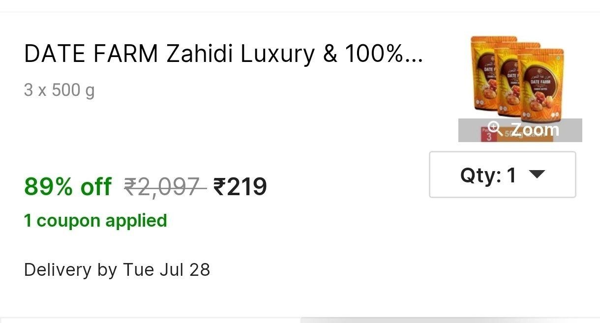 DATE FARM Zahidi Luxury & 100% Natural Khajur|Boosts Immunity|No Added Sugar|Arabian Wet Dates Price in India - Buy DATE FARM Zahidi Luxury & 100% Natural Khajur|Boosts Immunity|No Added Sugar