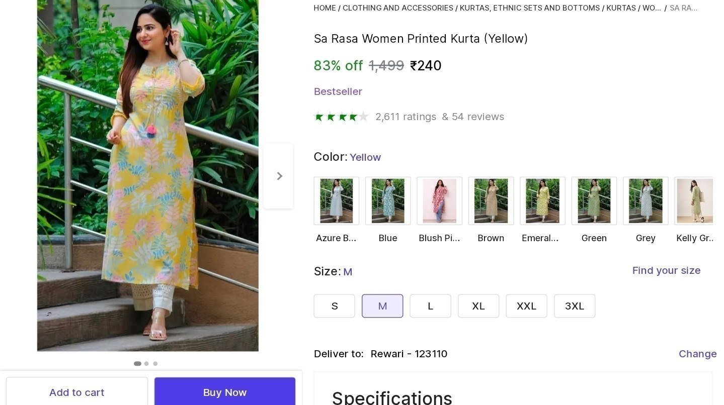 Sa Rasa Women Printed Kurta Price in India - Buy Sa Rasa Women Printed Kurta online at Shopsy.in