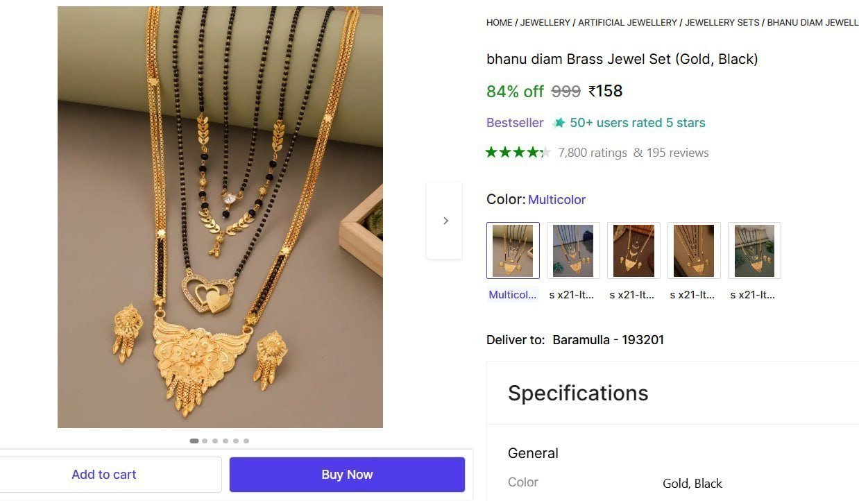 bhanu diam Brass Jewel Set Price in India - Buy bhanu diam Brass Jewel Set online at Shopsy.in
