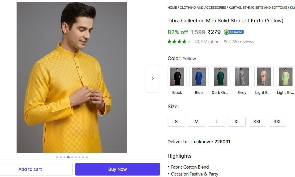 Tibra Collection Men Solid Straight Kurta - Buy Tibra Collection Men Solid Straight Kurta Online at Best Prices in India | Shopsy.in