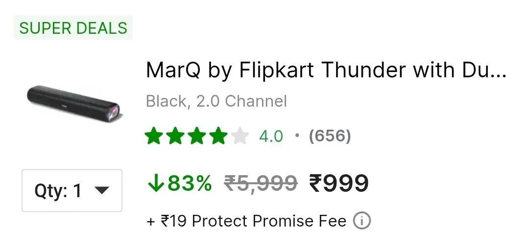MarQ Bluetooth Soundbar
