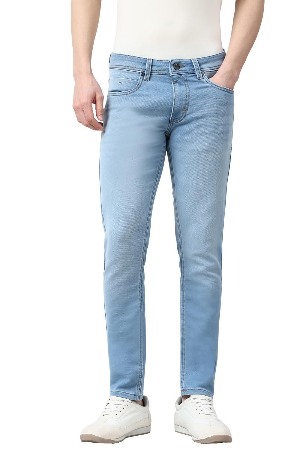 Peter England Men's Skinny Fit Jeans | Premium | Casual Wear | Stylish Bottoms