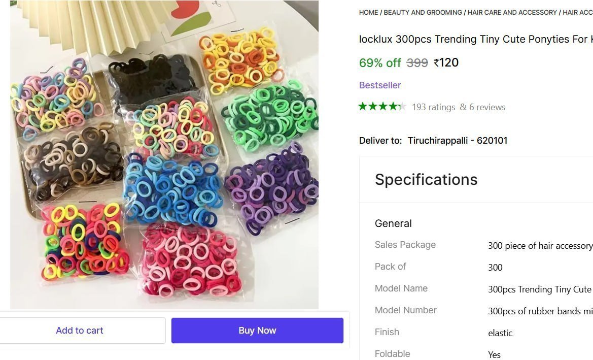 locklux 300pcs Trending Tiny Cute Ponyties For Kids&Babygirls 300pcs Fancy Elastic Bands Rubber Band Price in India - Buy locklux 300pcs Trending Tiny Cute Ponyties For Kids&Babygirls 300pcs F