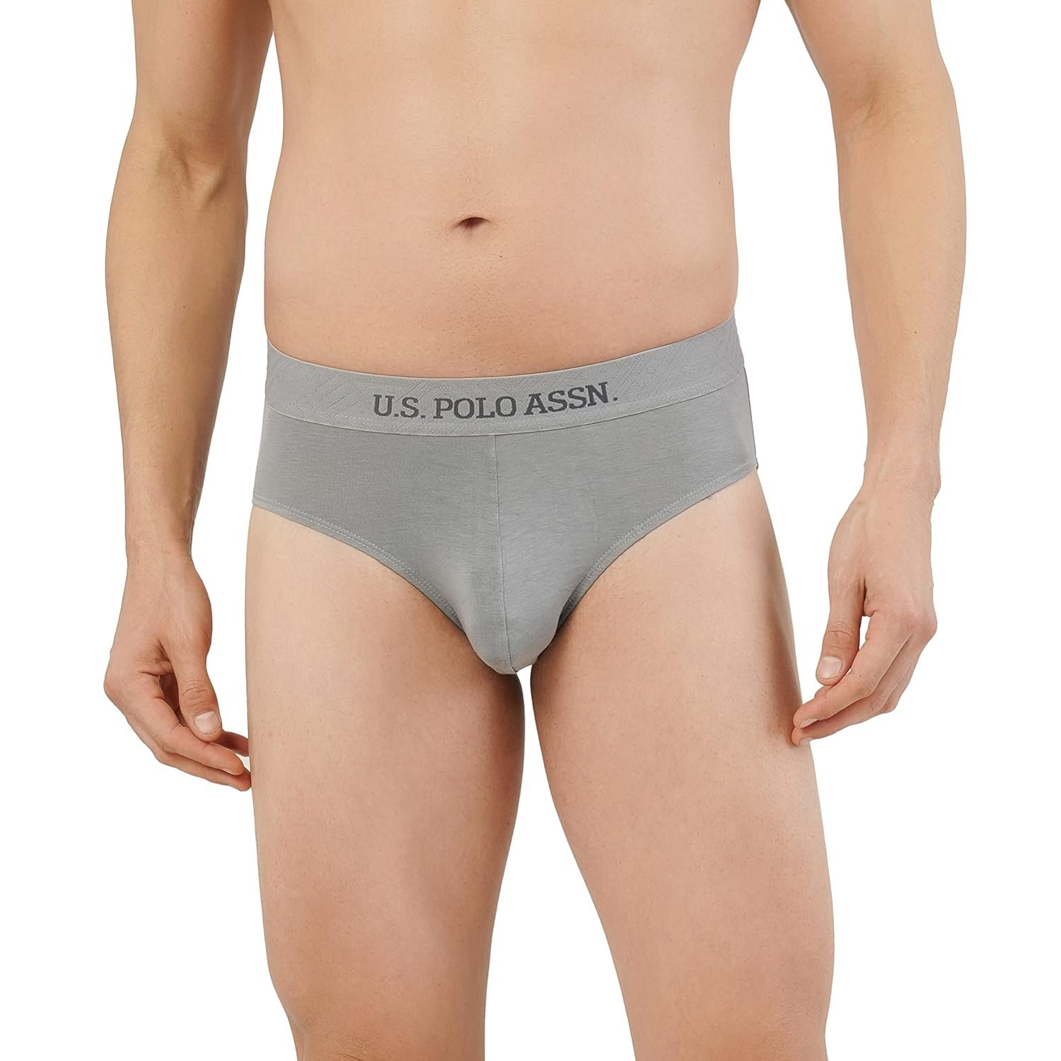 U.S. Polo ASSN. Men's I702 Modal Stretch Luxe Comfort Briefs – Pack of 1