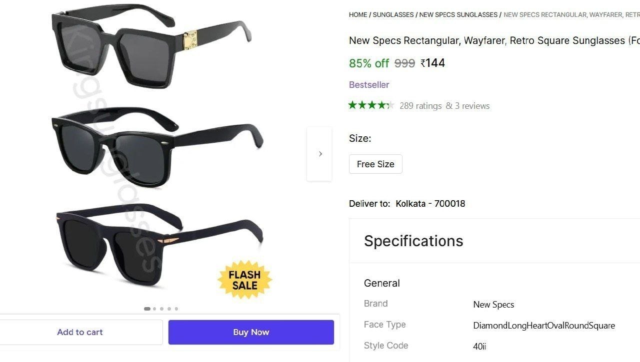 New Specs Rectangular, Wayfarer, Retro Square Sunglasses Price in India - Buy New Specs Rectangular, Wayfarer, Retro Square Sunglasses online at Shopsy.in