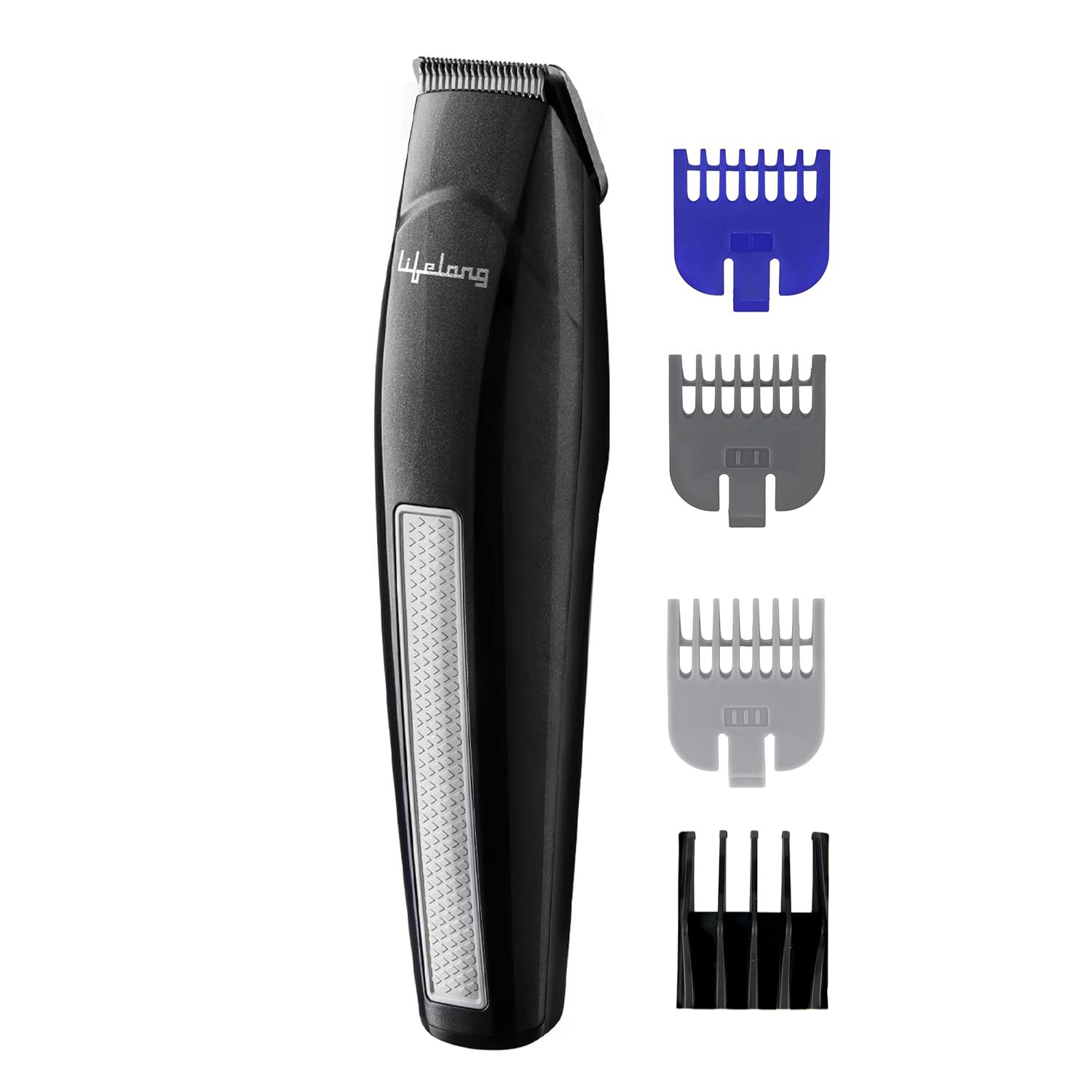 Lifelong Beard Trimmer for Man | Timmer Men Beard | Cordless Hair Trimmer for Men All in One | Grooming Kit with Skin Friendly Blades | Shaving Machine with 4 Combs, Type C Rechargeable, 1Hr Runtime