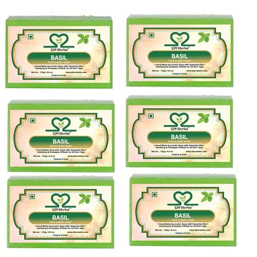 Basil Scrub Soap (6 x 125 g)