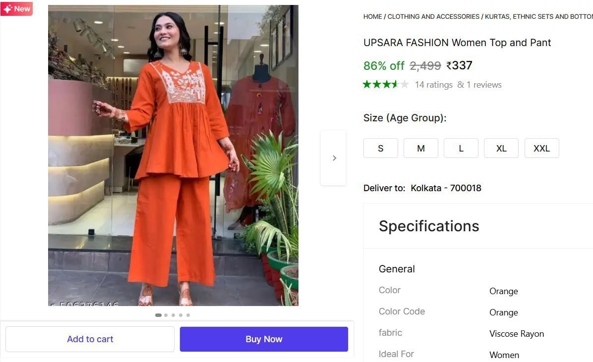 UPSARA FASHION Women Top and Pant Price in India - Buy UPSARA FASHION Women Top and Pant online at Shopsy.in