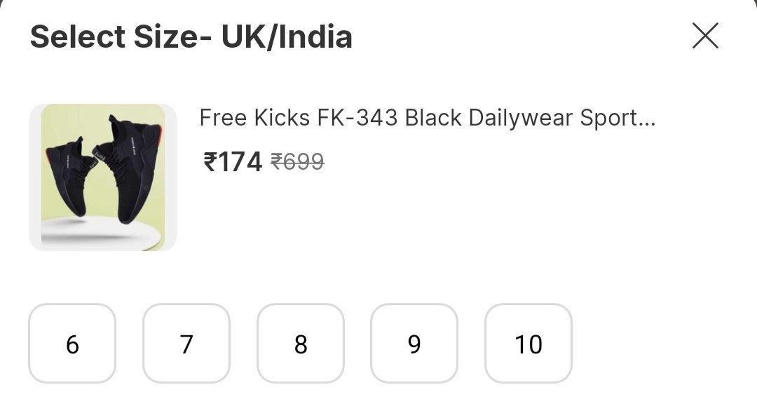 Free Kicks FK-343 Black Dailywear Sports Sneakers Sneakers For Men Price in India - Buy Free Kicks FK-343 Black Dailywear Sports Sneakers Sneakers For Men online at Shopsy.in