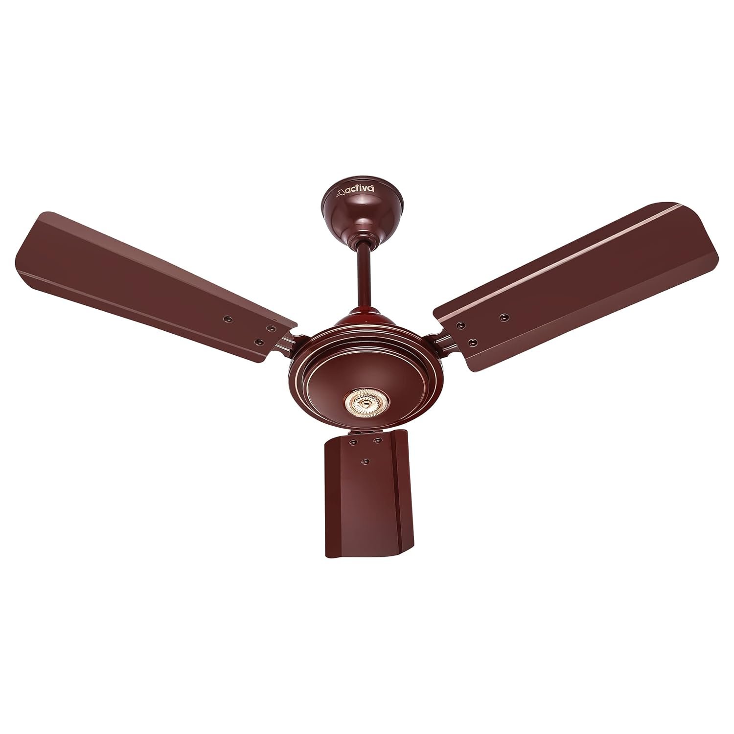 ACTIVA Apsra 900mm Ceiling Fan Brown | 650 RPM High Speed | Anti-Dust Coating | Energy Efficient Motor | 36 Inch Sweep | Powerful Air Delivery | BEE & BIS Approved | 2 Year Warranty